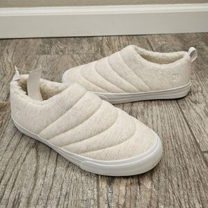 Hurley Arlo Puff Cream Slip-On Shoes Size 6